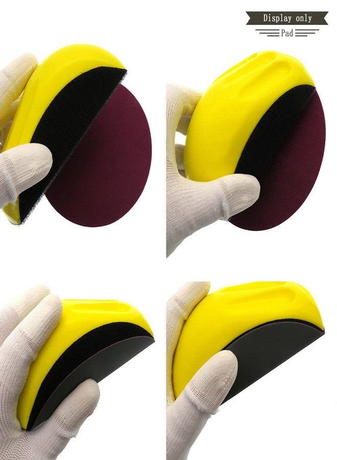 Mass Pro 6" inch (150mm) Mouse Shape Hand Sanding Block Pad Hook and Loop Hook Backing Plate for Woodworking, Furniture Restoration, Home and Automotive Body. - Image 3